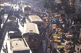 
Chemins vers l'Orient, Pakistan. Karachi, bazar du centre ville

